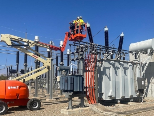 Trabajos electromecánicos de mantenimiento en SE El Olivar, La Muela (Zaragoza)